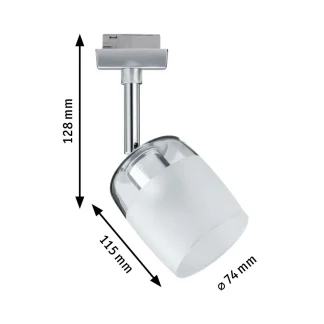 Paulmann URail Schienenspot Blossom 12,8 x 7,4 cm G9, max. 10 W, dimmbar