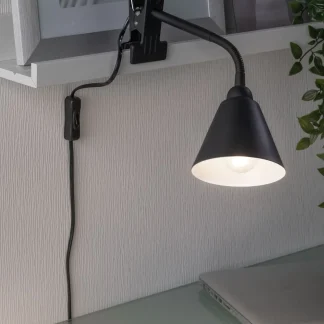 Paulmann Klemmleuchte Vitis E14, schwarz