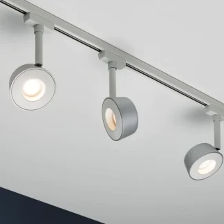 Paulmann URail LED Einzelspot Pellet weiß chrom matt 8 cm 6,7 W