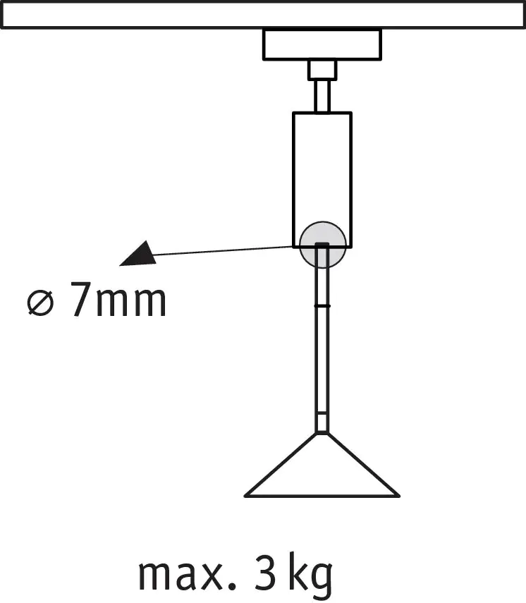Paulmann URail Universal Pendel-Adapter