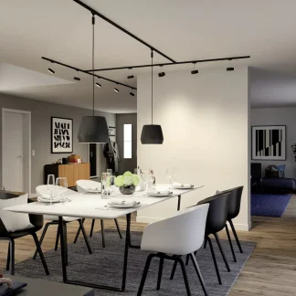 Paulmann URail Universal Endkappen 2er Pack schwarz 1,3 x 2,1 cm