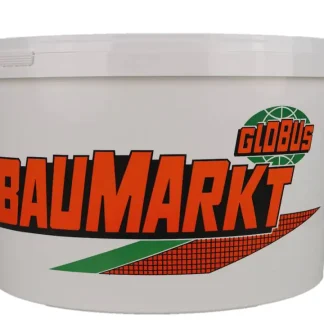 Kunststoff - Eimer Globus 12,5 L  weiß oval
