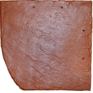 Schindel Bogen links 25 x 25 cm terrakotta