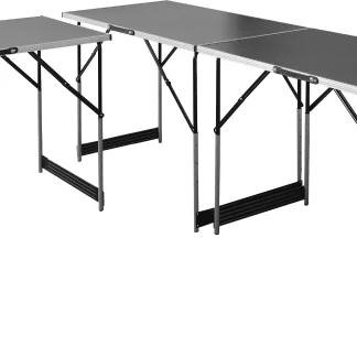 Tapeziertisch Alu 3 teilig je 100 x 60 cm