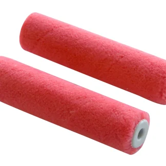 Nespoli Lackierwalzen RedFibre mit Antihaftbeschichtung 2 Stück, 10 cm, 4 mm