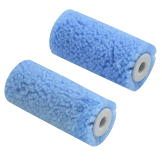 Nespoli Lackierwalzen BlueFelt mit Antihaftbeschichtung 2 Stück, 6 cm, 6 mm