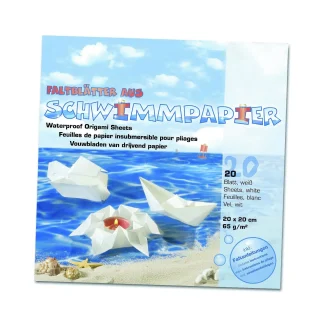 Glorex Schwimmpapier 20 x 20 cm, 20 Blatt