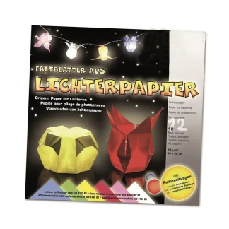 Glorex Lichterpapier sortiert, 12 Blatt