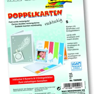 Glorex Doppelkarten 220g/m² 5 Stück