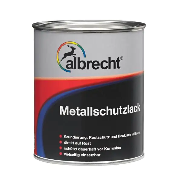 Albrecht Metallschutzlack 750 ml schwarz