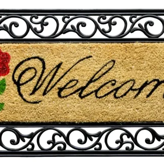 Fußmatte Salome Welcome natur, 45 x 75 cm