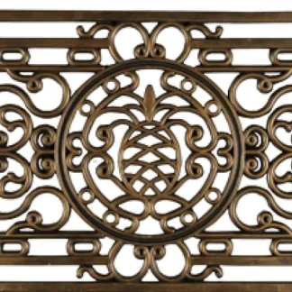 Fußmatte Nabucco gold, 45 x 75 cm eckig