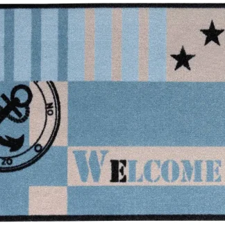 Fußmatte Metopolita Welcome blue, 39 x 58 cm
