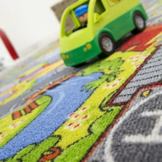 Andiamo Kinderzimmerteppich Stadt 140 x 200 cm