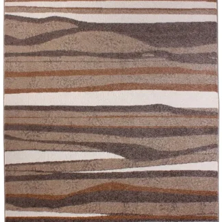 Andiamo Teppich Chelles braun-gestreift, 120 x 170 cm