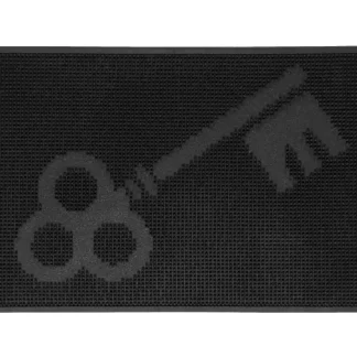 Fußmatte Pin Key schwarz, 40x60 cm