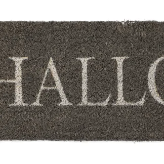 Fußmatte Hallo Kokos schlamm, 26 x 75 cm