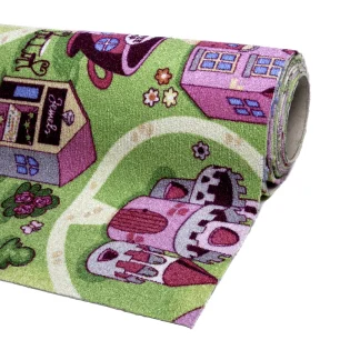 Andiamo Teppichboden Sweet Town Coupon im Wunschmaß, pink, 4 m breit