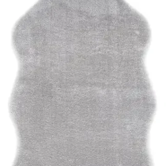 Andiamo Kunstfell Lambskin hellgrau, 55 x 80 cm