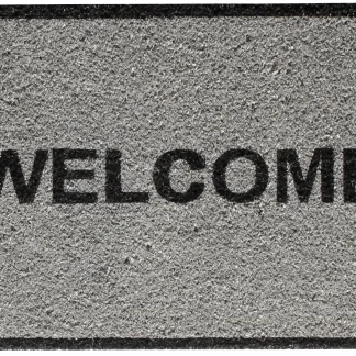 Fussmatte Kokos Welcome grau, 40 x 60 cm