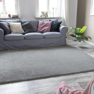 Andiamo Teppich Posada silber, 65 x 130 cm