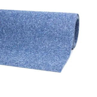 Andiamo Teppichboden Tarragona Coupon im Wunschmaß, jeansblau, 4 m breit