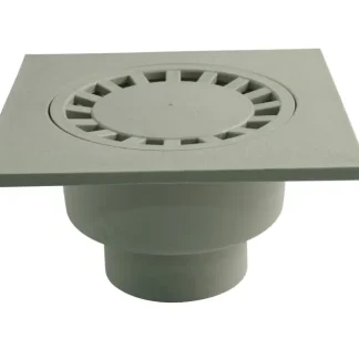 Marley Hof-Ablauf DN 110 Abgang senkrecht, Rost 25 x 25 cm