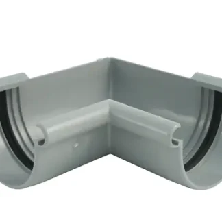 Marley Rinnenwinkel NW 125 mm, Innenecke, 90°, halbrund, grau