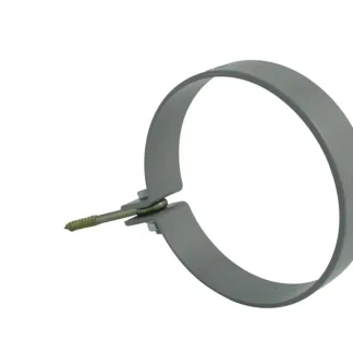 Marley Fallrohrschelle NW 75 mm, mit Ringschraube (2 Stück), grau