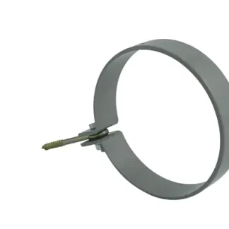 Marley Fallrohrschelle NW 105 mm, mit Ringschraube (2 Stück), grau