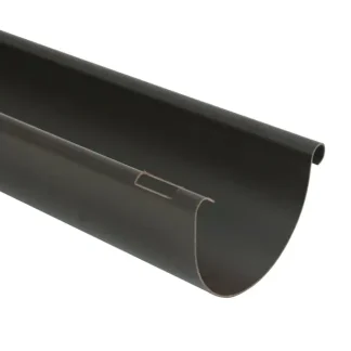 Marley Dachrinne NW 125 mm, 1 m, halbrund, braun