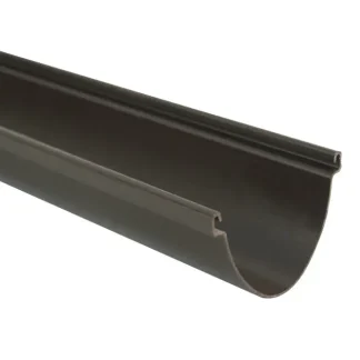 Marley Dachrinne Duplex NW 80 mm, 3 m, oval, braun