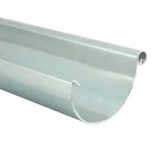 Marley Dachrinne NW 150 mm, 3 m, halbrund, titan-zink