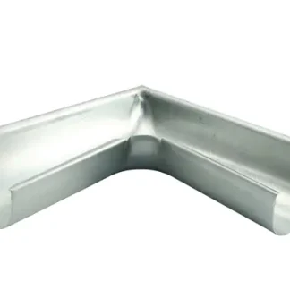 Marley Rinnenwinkel NW 125 mm, Außenecke, 90°, halbrund, titan-zink