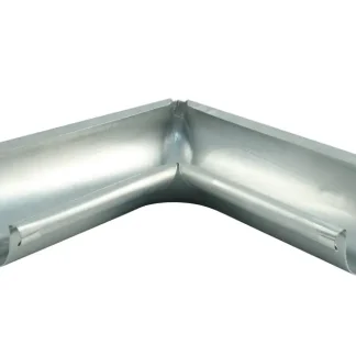Marley Rinnenwinkel NW 100 mm, Innenecke, 90°, halbrund, titan-zink