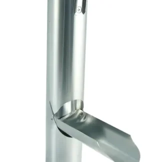 Marley Wasserablaufklappe NW 100 mm, titan-zink