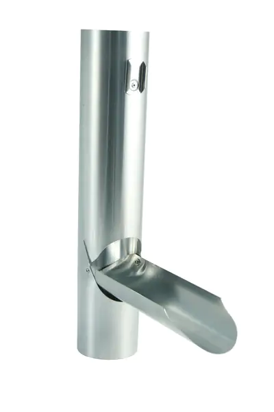 Marley Wasserablaufklappe NW 100 mm, titan-zink