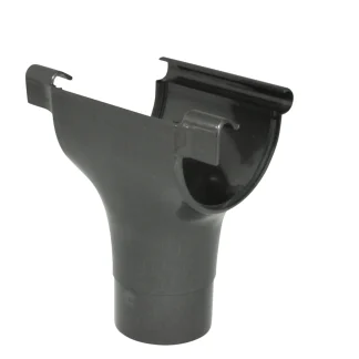 Stutzen RG 100/ DN 75, Anthrazit-Metallic