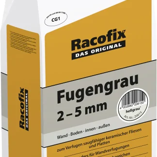 Racofix Fugengrau 2 - 5 mm hellgrau 5 kg