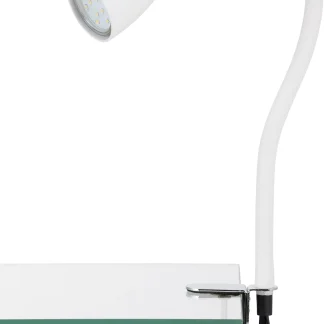 Briloner LED Klemmleuchte Elasti GU10, weiß, warmweiß