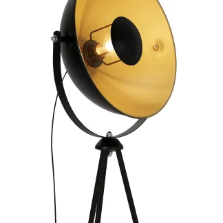 Di-Ka Stehleuchte Sand schwarz-gold 148 x 58 cm E14, max. 60 W