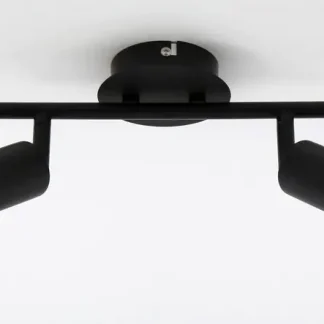 Briloner 2er Spot Black Steel schwarz 27,5 x 10 cm E27