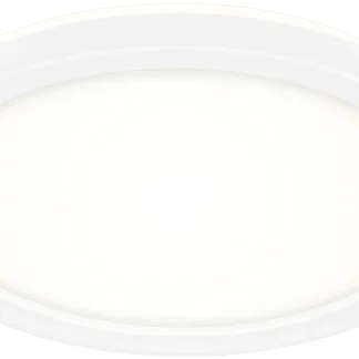 Briloner LED Panel Slim Ø 19 cm, weiß, ultraflach