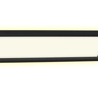 Briloner LED Panel Cadre schwarz 58,2 x 20,2 cm warmweiß, Backlight-Effekt