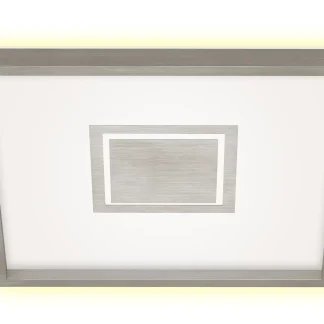 Briloner LED Panel Geo nickel-matt 42,3 x 42,3 cm mit Backlight warmweiß