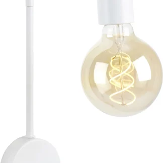 Briloner Bettleuchte Alva weiß E27, max. 40W