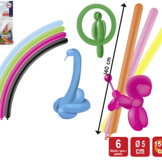 TIB Heyne Modellier-Luftballons 6 Stück