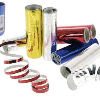 TIB Heyne Luftschlangen metallic -bunt 1 Rolle