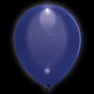 TIB Heyne LED Luftballons uni blau leuchtend 5 Stück