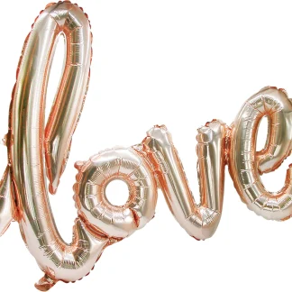 TIB Heyne Folienballon Love rose-gold 1 Stück